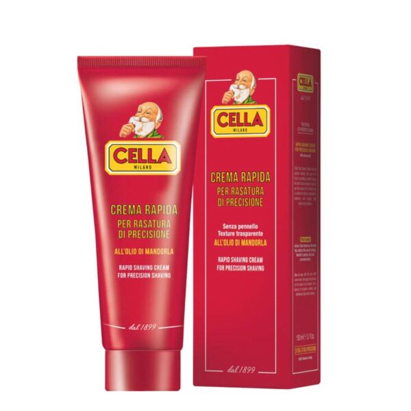 Crema Rapida per Rasatura all'Olio di Mandorla 150 ml - Cella