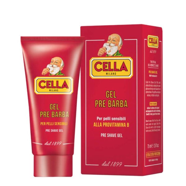 Gel Pre Barba Pelli Sensibili Provitamina B  - Cella - 75ml