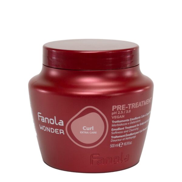 Pre Treatment Capelli ricci pH 2.5-3.0  - Fanola Wonder Curl - 500ml